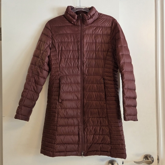 Patagonia Jackets & Blazers - PATAGONIA Fiona Parka Puffer Jacket Dark Ruby Size Small